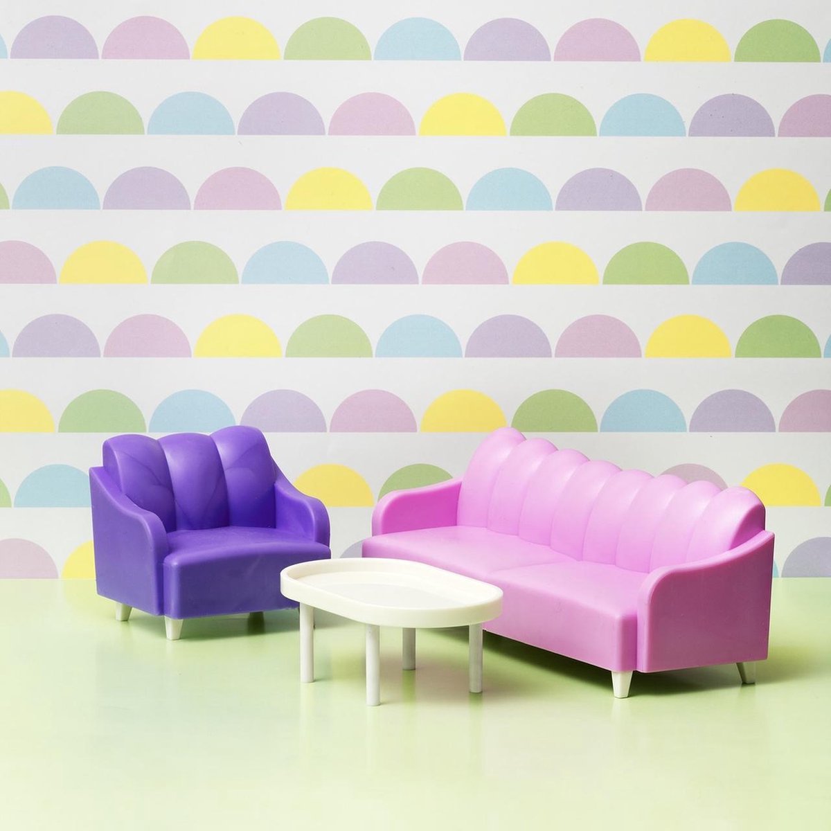 Lundby poppenhuis Basic - Woonkamerset