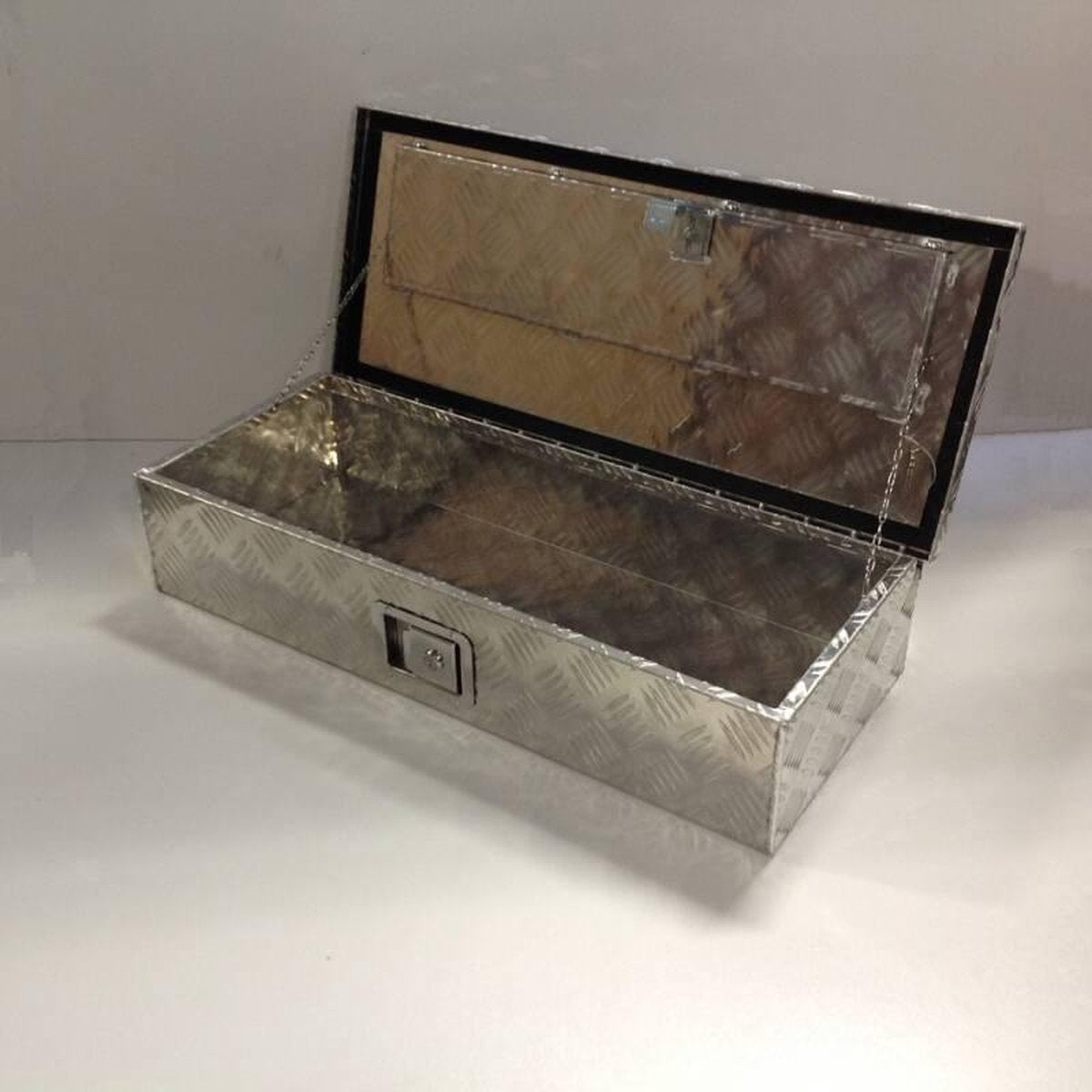 Aluminium opbergkist 760x320x150