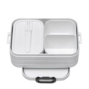 Mepal – Bento lunchbox Take a Break midi- inclusief bento box – wit – Lunchbox voor volwassenen