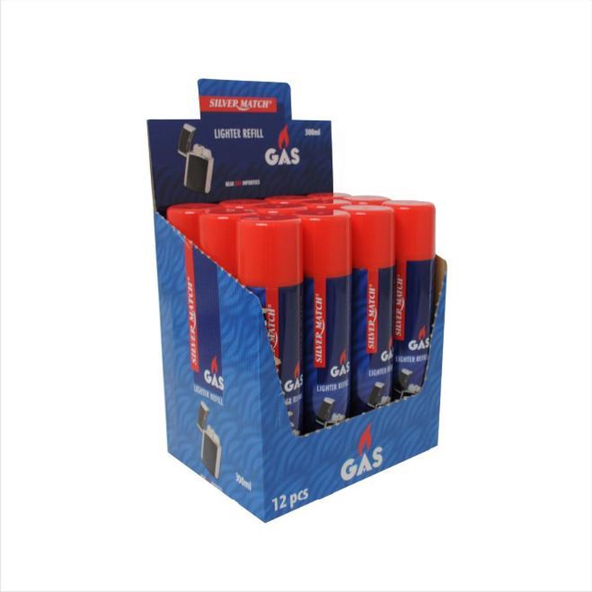 Aansteker gas - 300 ml - aanstekervulling 6 stuks