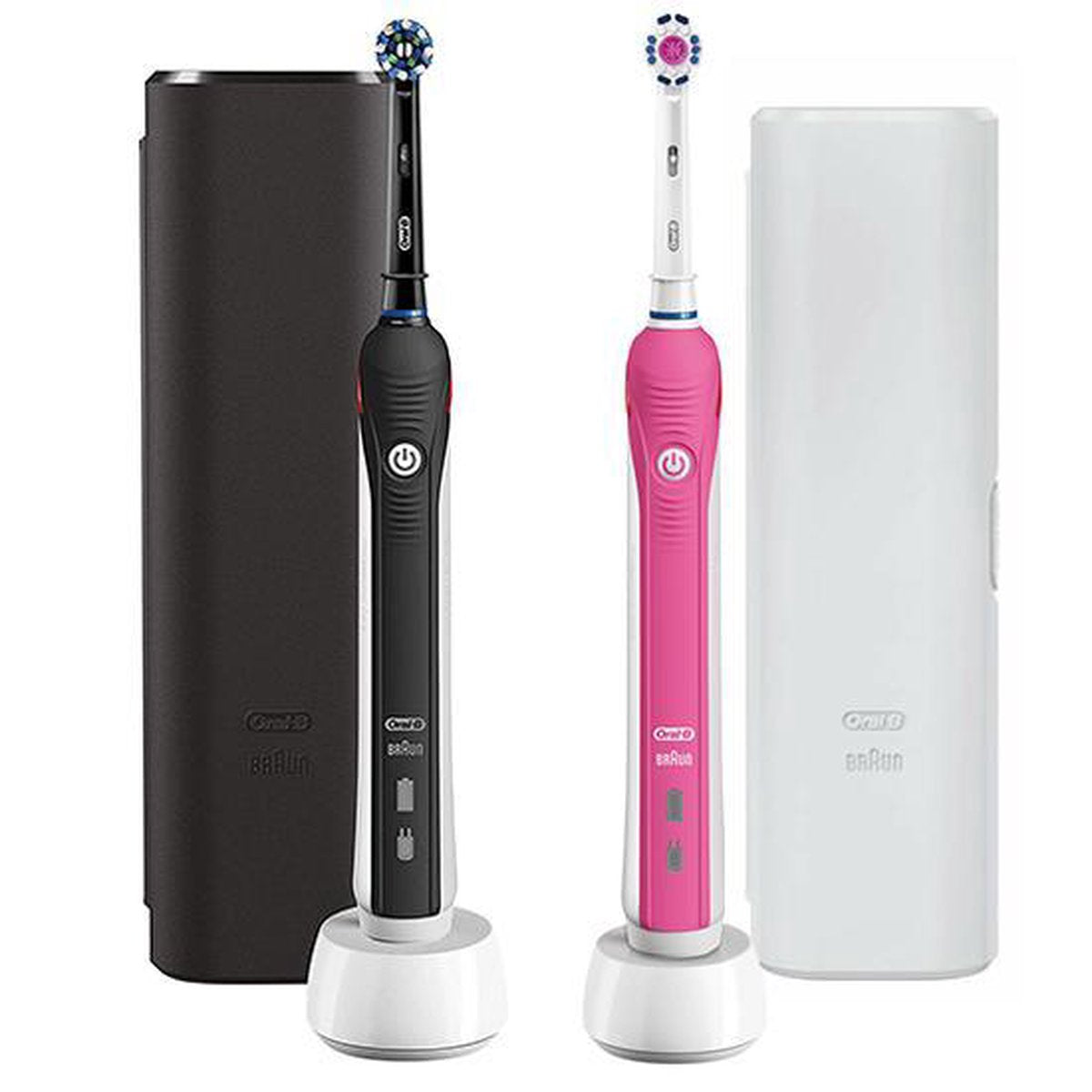 Oral-B Pro Cross Action 2500 - Elektrische tandenborstel - Duo Set - Zwart