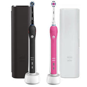 Oral-B Pro Cross Action 2500 - Elektrische tandenborstel - Duo Set - Zwart