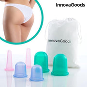 InnovaGoods Anticellulitis Zuignappen met Massagefunctie (Pakket van 6)