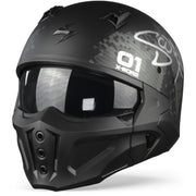 Scorpion Covert-X XBorg Matt Black Silver Jet Helmet 2XL