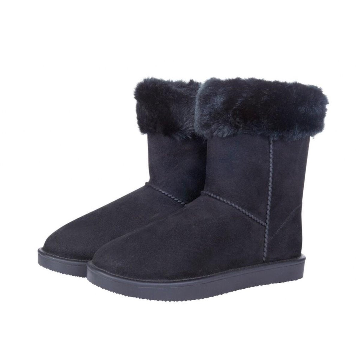 HKM Allweatherlaars Davos Fur (met bontrandje) waterdicht zwart maat 35