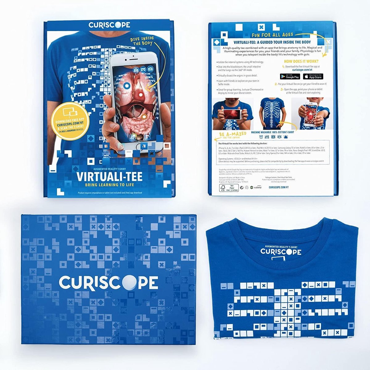 T-shirt Augmented Reality Virtual-Tee (Youth L)
