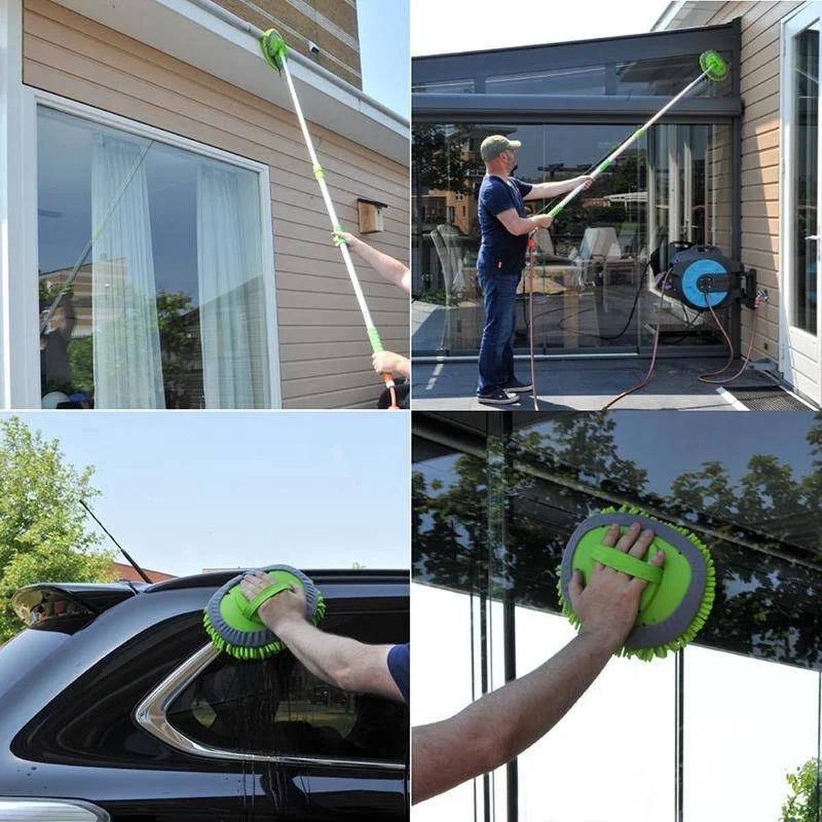 EFLO® 2-in-1 HomeCarwash Wasborstel voor Auto's
