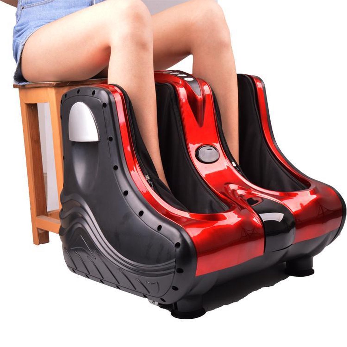 HOP1001034  Voetmassage Apparaat - Massage Apparaat - Rood/Grijs - Massage