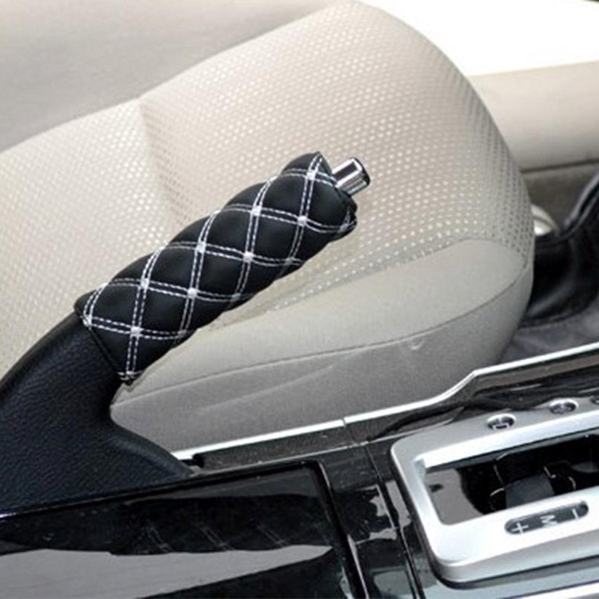 2 STKS Pookknop Pookstick Kussen Sets Cover Auto Accessoire Interieur Decoratie Pad (Wit)