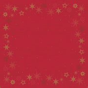 Duni Napperon Star Stories 84 Cm Papier Rood