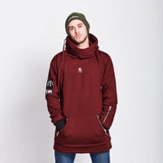 Waterdichte heren hoodie Burgundy L/XL