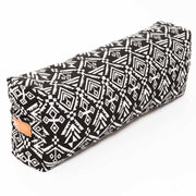 #DoYourYoga - Hoekig Yoga bolster - »Paravati« - Meditatiekussen met bio-organische Spelt vulling - L67 cm & diam.13 cm - Style (7)