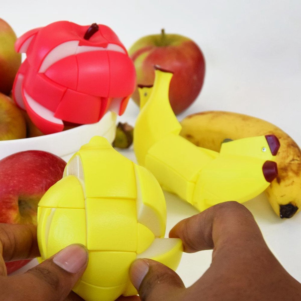 MikaMax Fruit Kubus Series – Breinbreker - Puzzel Kubus set - Breinbreker - Speed Cube - Set van 3