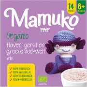 Mamuko biologische pap 6+ mnd - haver