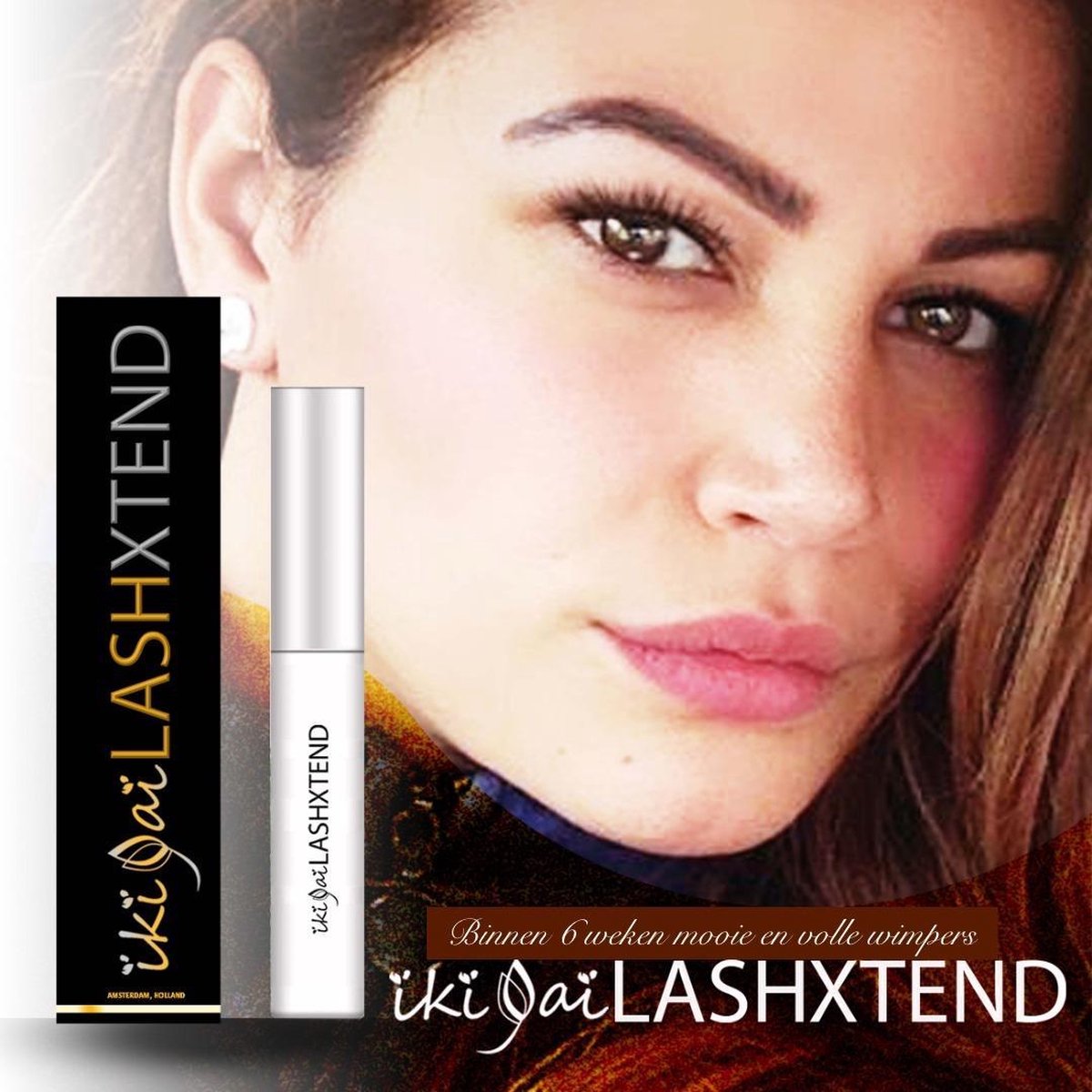Wimper Serum  Eyelash Serum Wimpergroei  Wenkbrauw Serum Wimperlift - Ikigailashxtend®