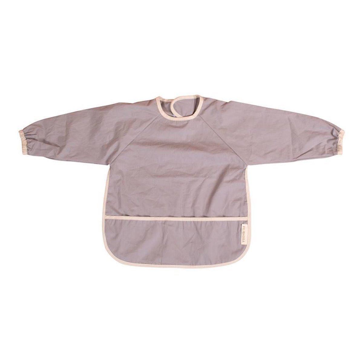 Filibabba Slabbetje - with sleeves - Grey - One Size