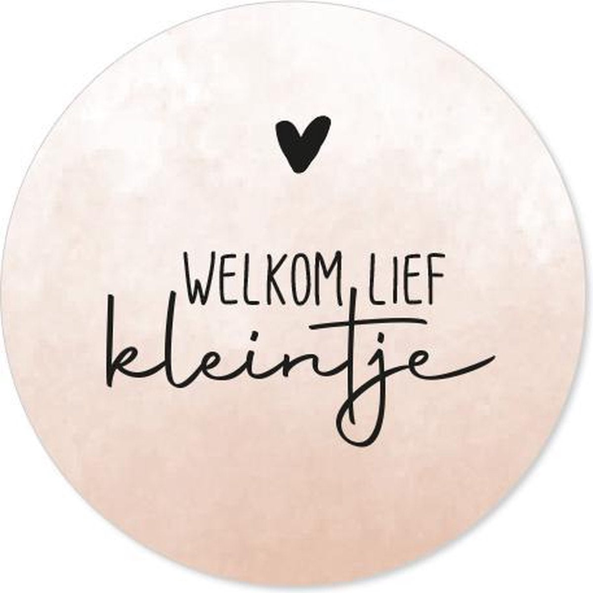 Label2X Sticker welkom lief kleintje 10st. - Default Title