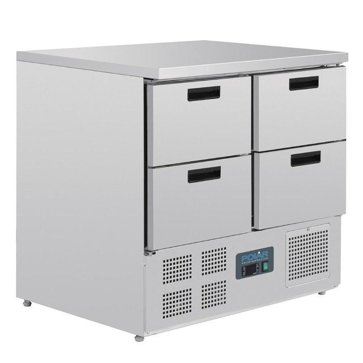 Polar gekoelde werkbank 4 laden 240 liter