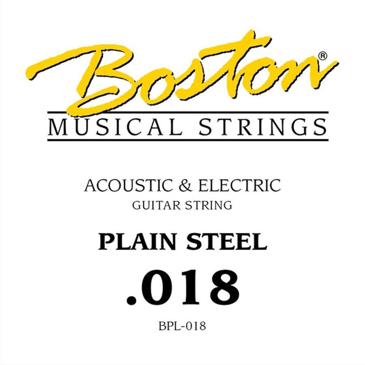 Snaar elektrische/akoestische gitaar Boston BPL-018 Steel .018