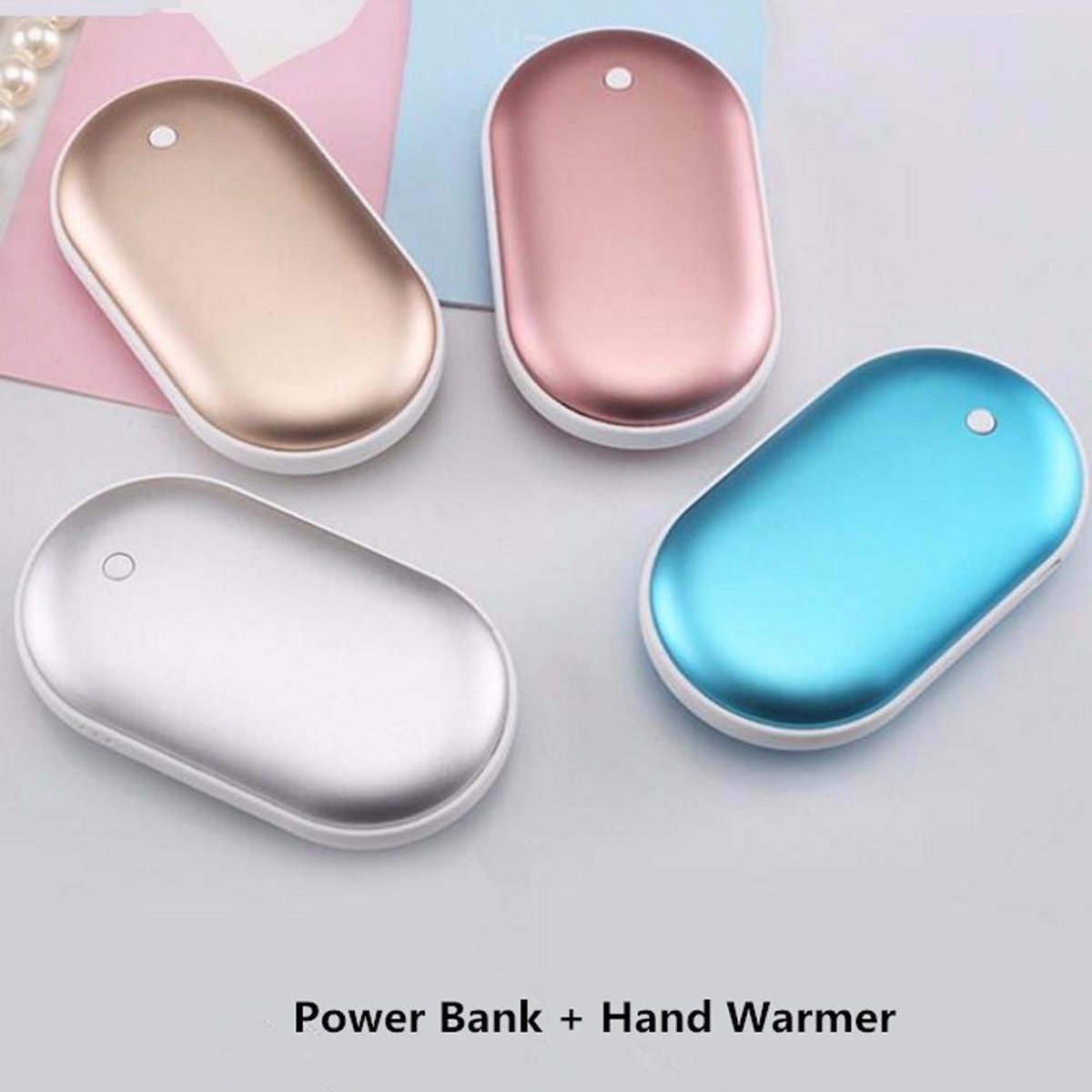 HOT Hand-warmer Power Source Blauw - met accu