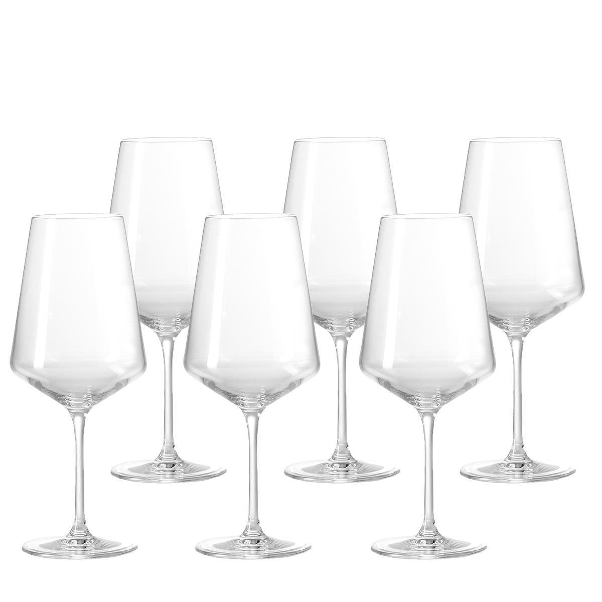 Leonardo Puccini witte wijnglazen - 560 ml - hoogte 24 cm - 6 stuks