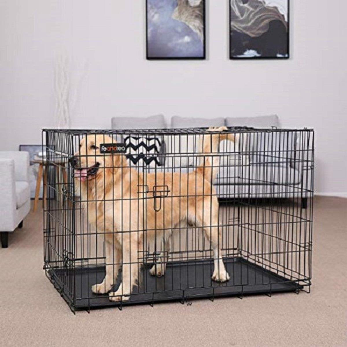 Nancy's Hondenbench - Bench Voor Hond - 2 Deurs Kennel - Autobench
