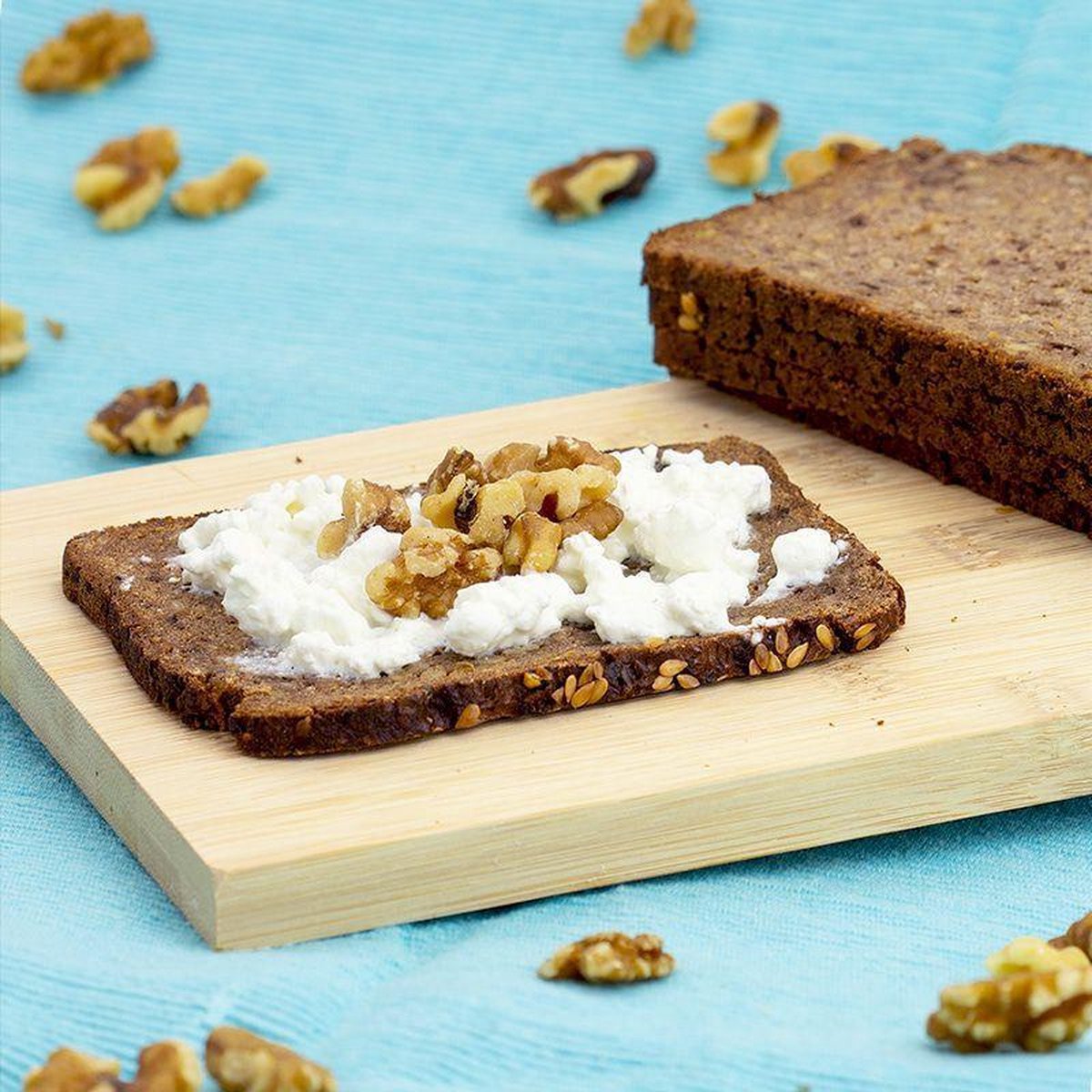 Protiplan | Walnotenbrood (5 sneetjes) | 1 x 250 gram | Koolhydraatarm Brood