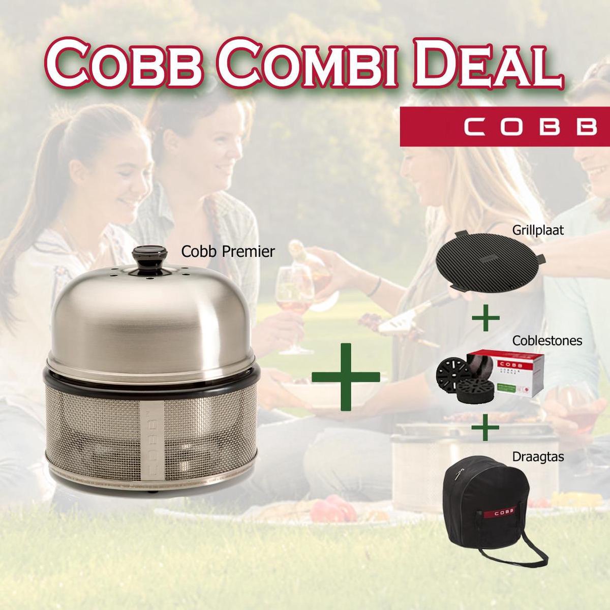 Cobb Premier Combi Deal - Grillplaat