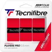 Tecnifibre Players Pro (3 stuks) - Rood - 0.5 mm - overgrips