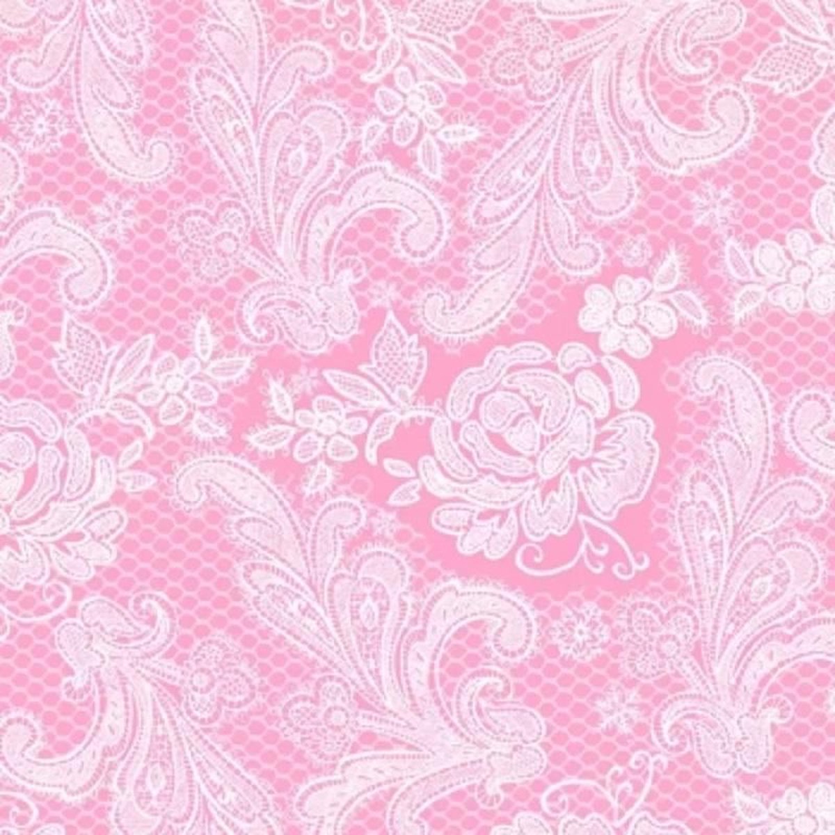PPD - servetten - 33 x 33 - lunchservetten - serie LACE Geprägte - Roze