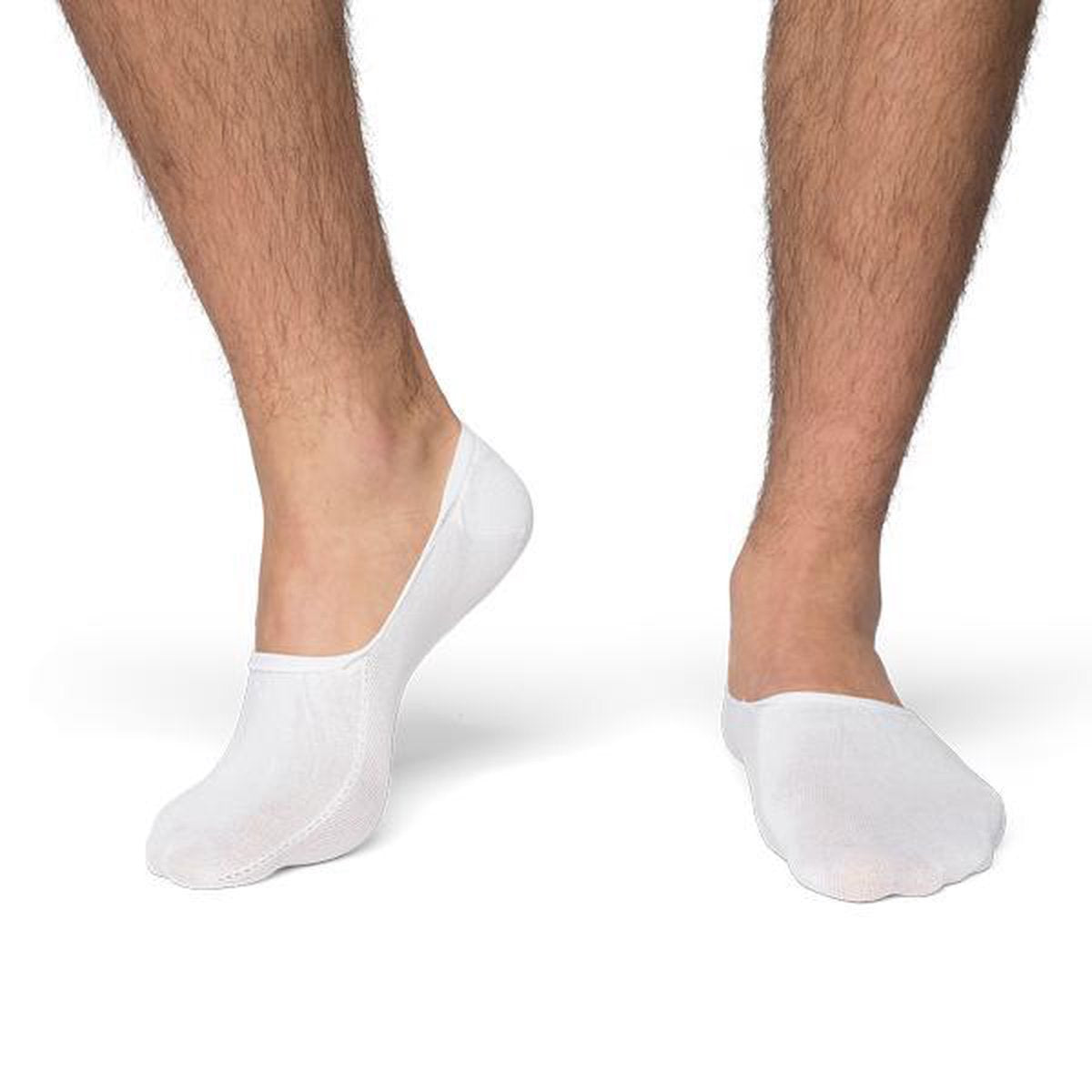 CADA 2 Paar Invisible BCI katoen Sneaker sokken Heren Invisible sneakersok 39-42