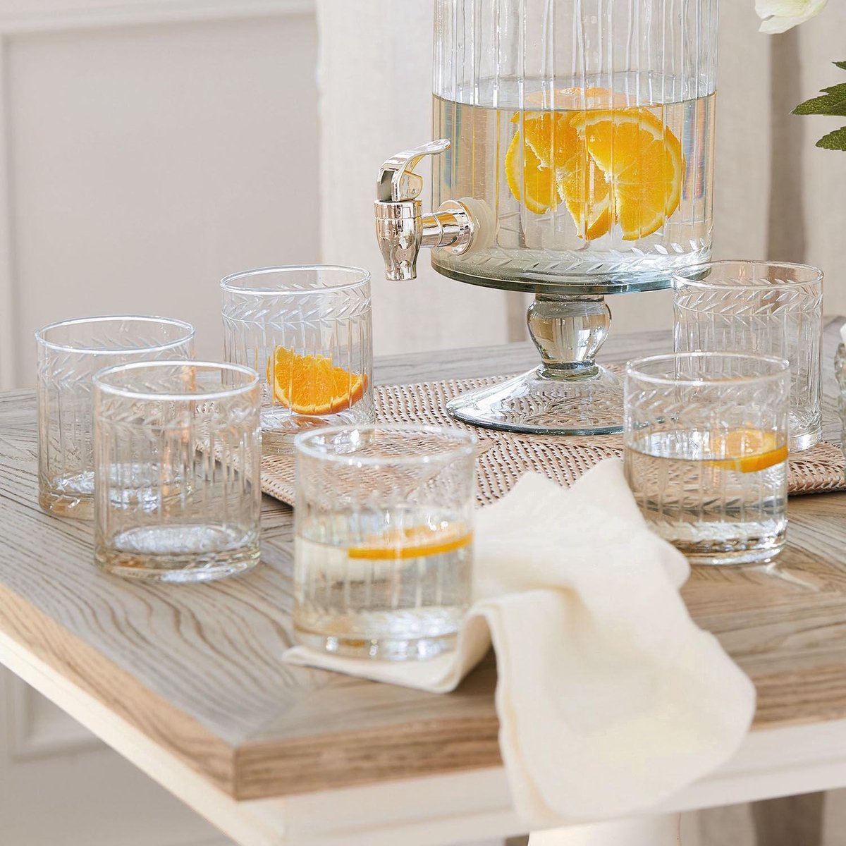 LOBERON Glas set van 6 Padiès helder