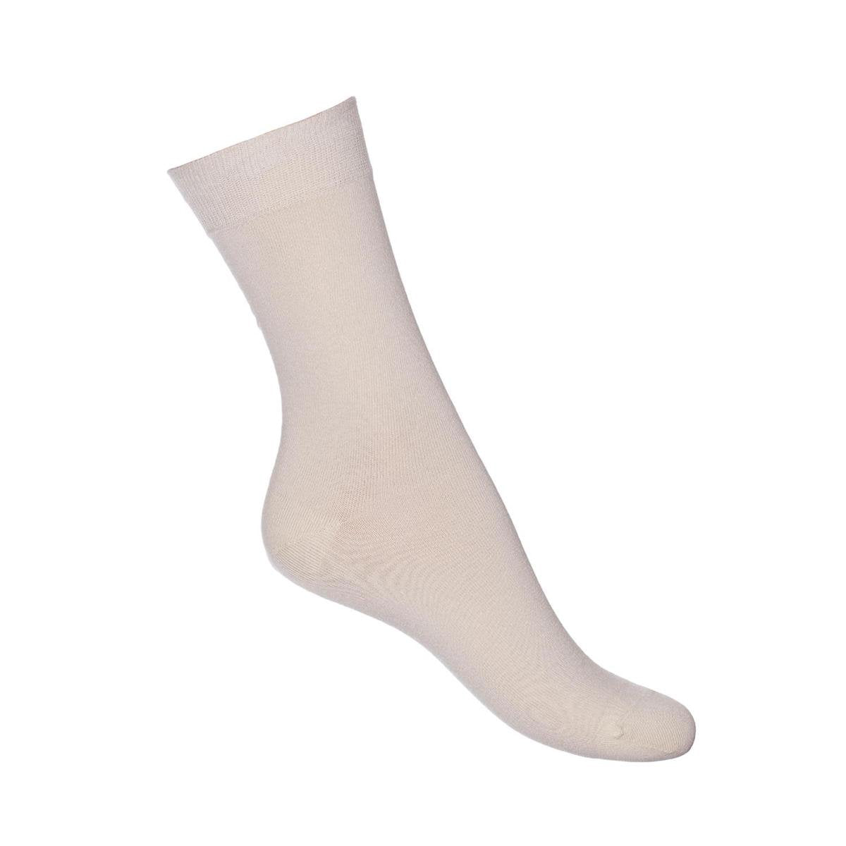 Bonnie Doon - Dames - Cotton Sock - Creme/Creme/Ivory - maat 36-41 (2 paar)