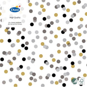 Duni Servetten Dream Dots 3-laags 33 X 33 Cm Papier Wit 20 Stuks