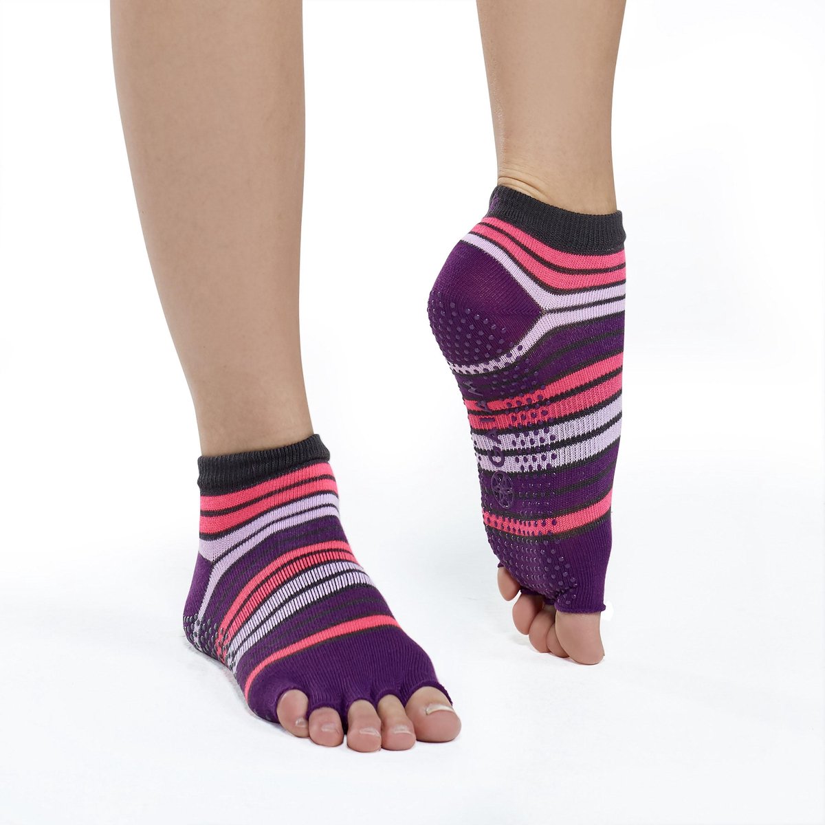 Teenloze Yoga Sokken Unisex - Paars - Maat 40-44