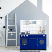 Blauwe houten speelgoedkeuken Teamson Kids TD-12681B