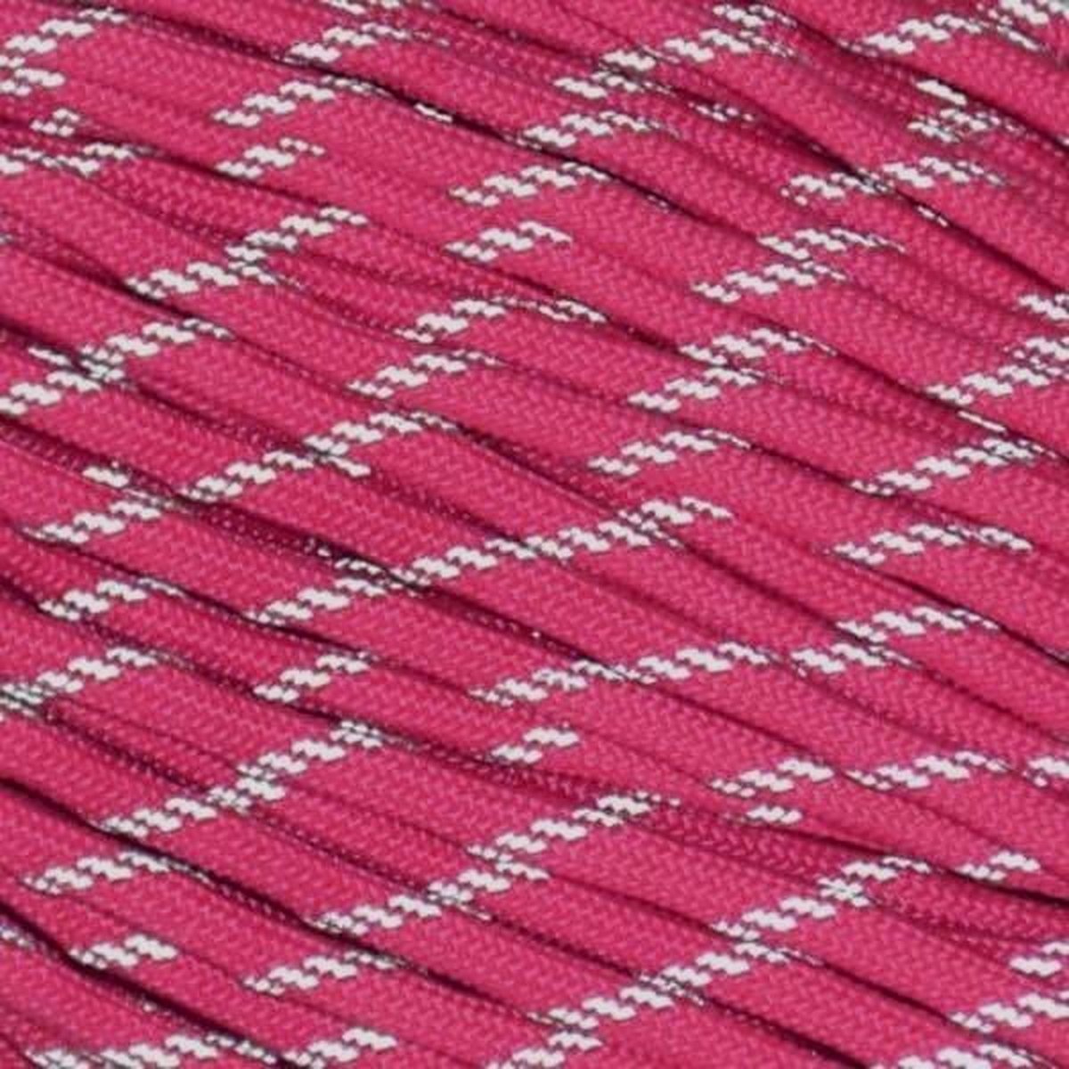 Rol 100 meter - Tracers Roze Paracord 550 - #24