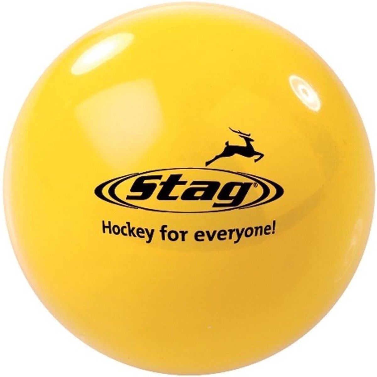 Hockeyballen glad - reject - geel - 12 stuks