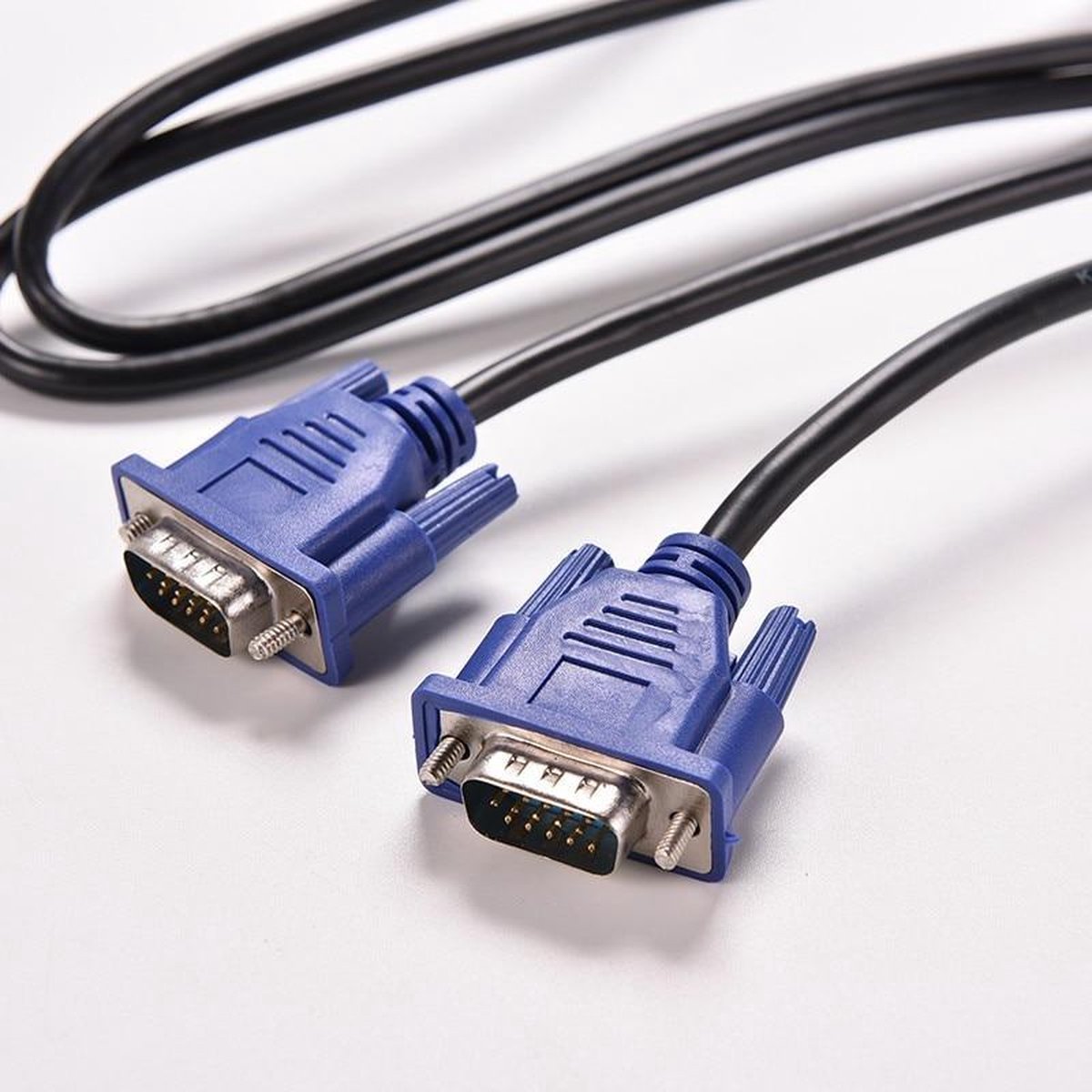 15 Pin VGA Connector Mannelijk Naar Mannelijk Stekker - M / M Verlengkabel - Koperen Kern Bedrade PC / TV Converter - 1