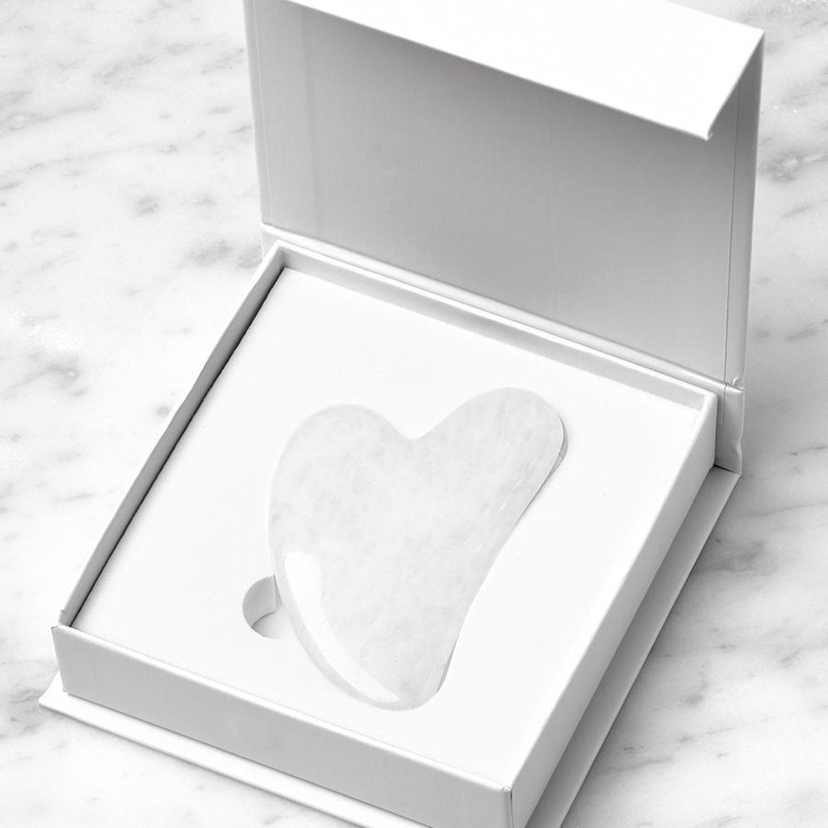 Guasha Massage Steen met Luxe Geschenkdoos | Jade Schraper