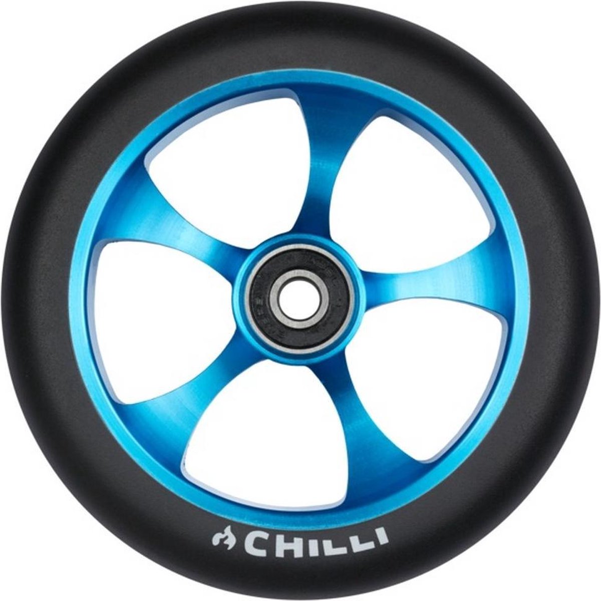 Chilli Pro Scooter Reloaded stuntstep wielen - 120mm - ABEC 9 - Blauw - 1 Stuk