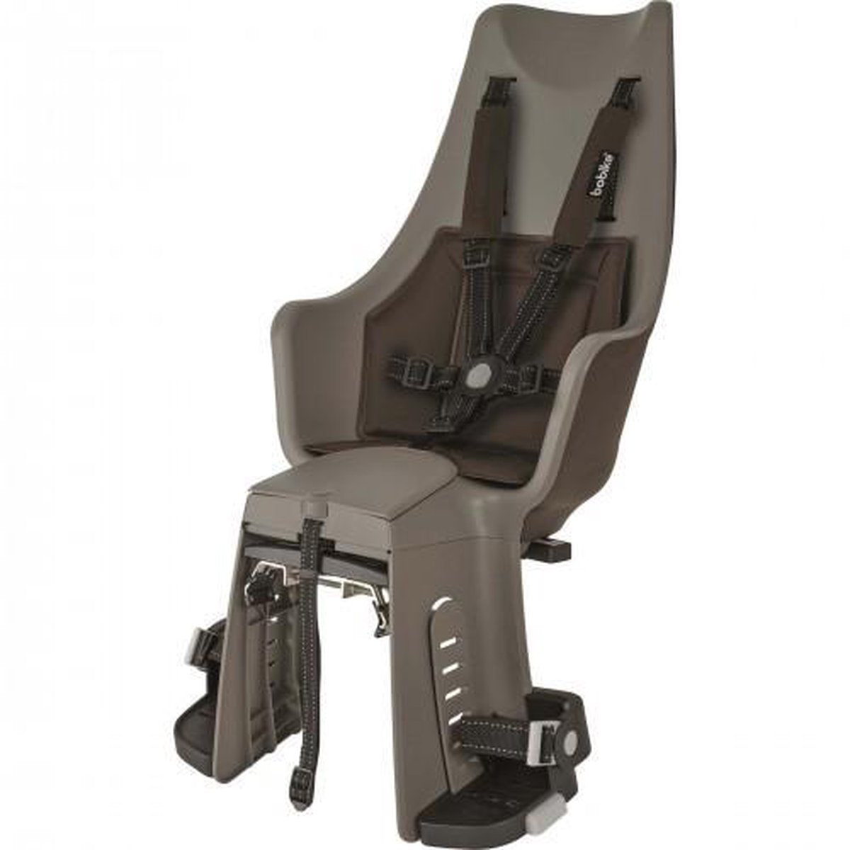 Bobike Exclusive Maxi Plus LED Fietsstoeltje Achter - DB - Toffee Brown