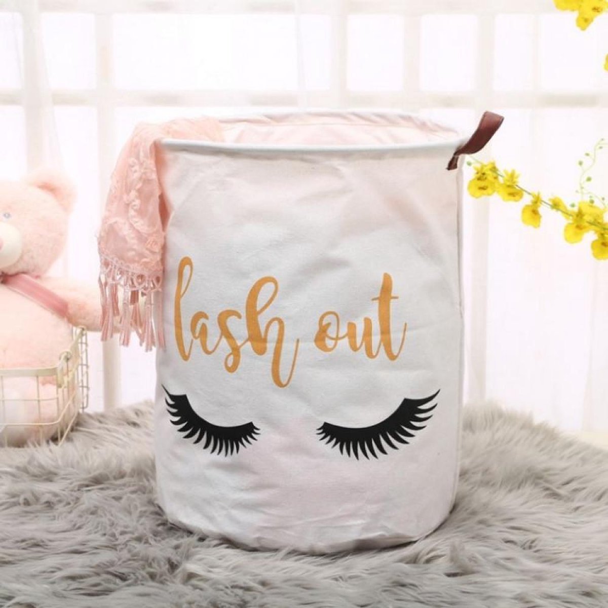 Container - Tas - Wasmand - Speelgoed mand - Wimpers