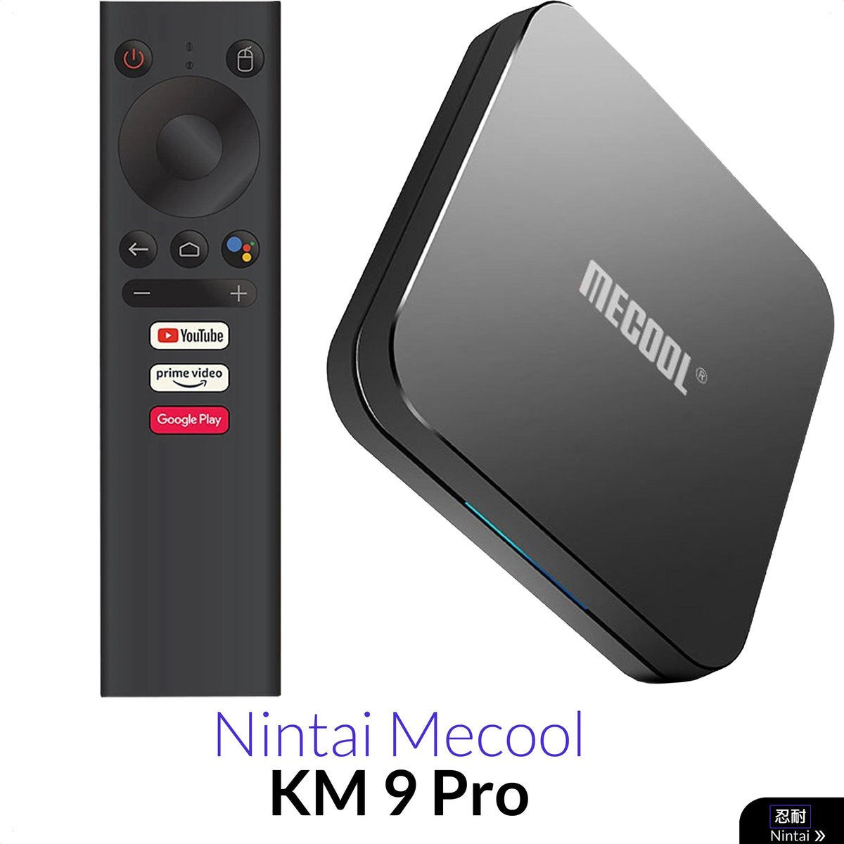 Android TV Box - Officiële Android 9.0  -  4K HDR - Ingebouwde Chromecast - Disney Plus - Amazon Prime - 2GB 16GB - Mediaspeler en Mediaplayer