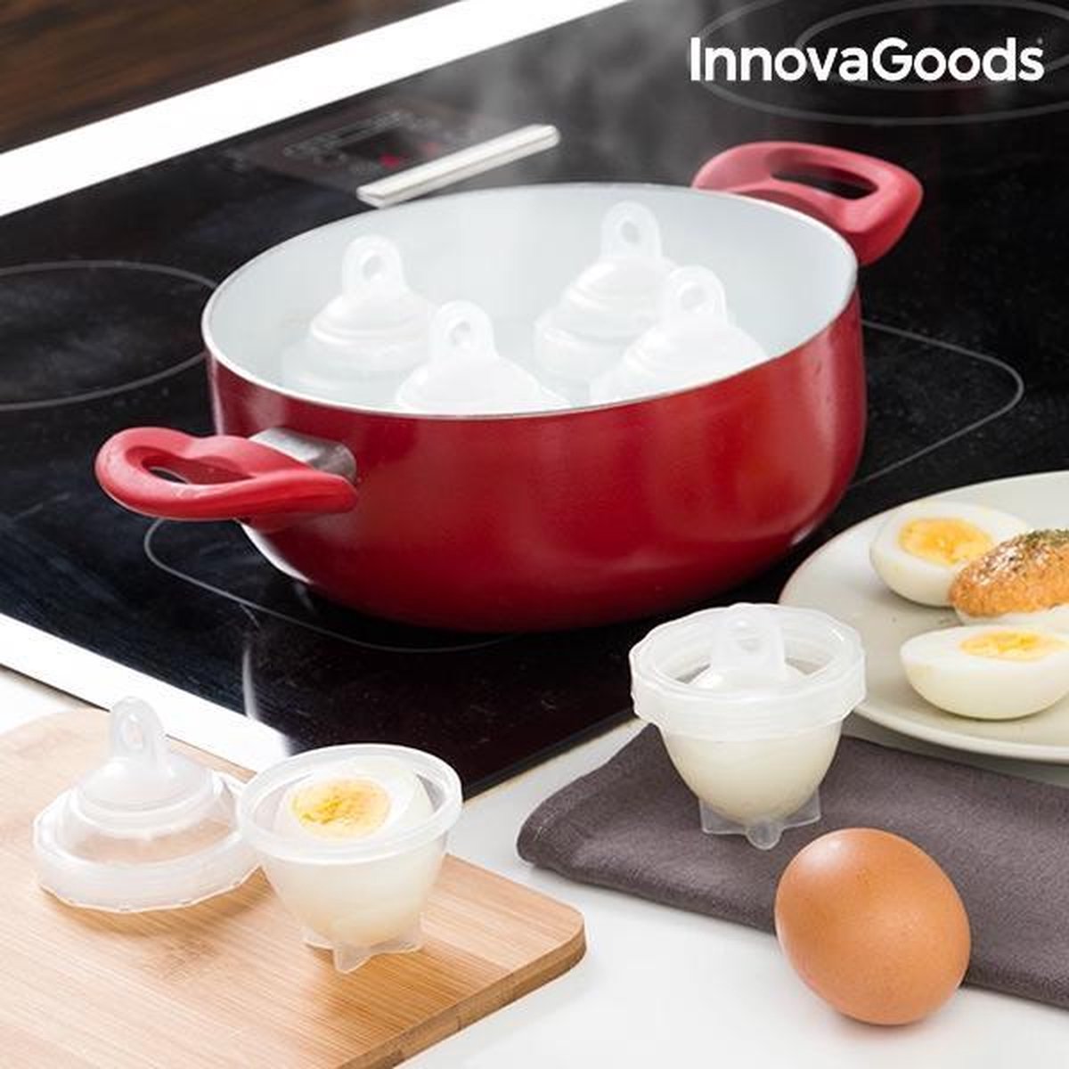 InnovaGoods Set van Eierkokers (Pakket van 7)