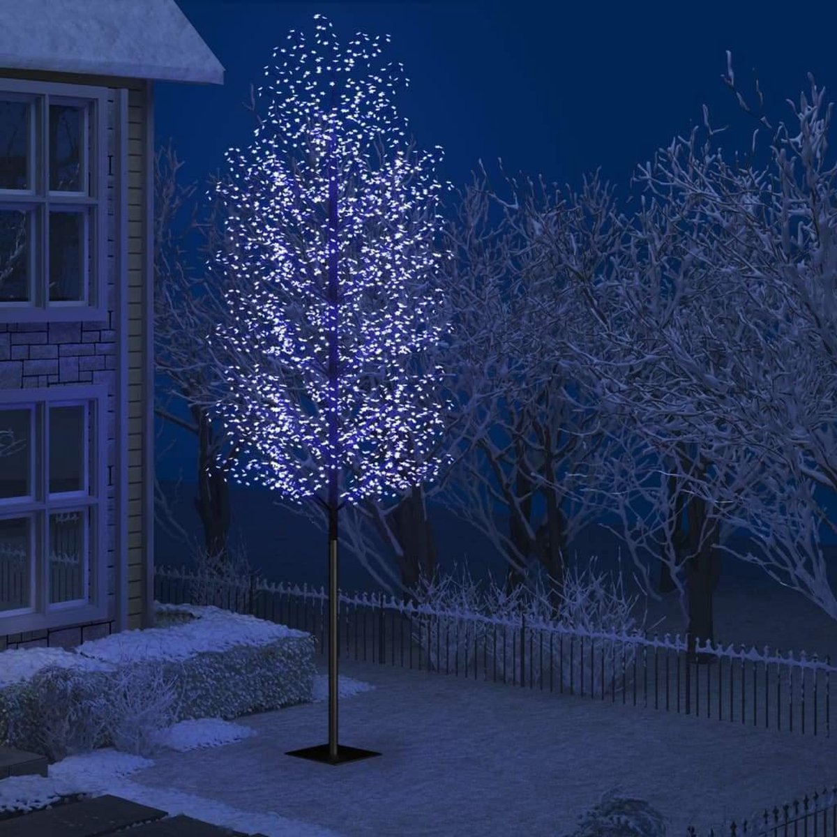 Medina Kerstboom 2000 LED's blauw licht kersenbloesem 500 cm