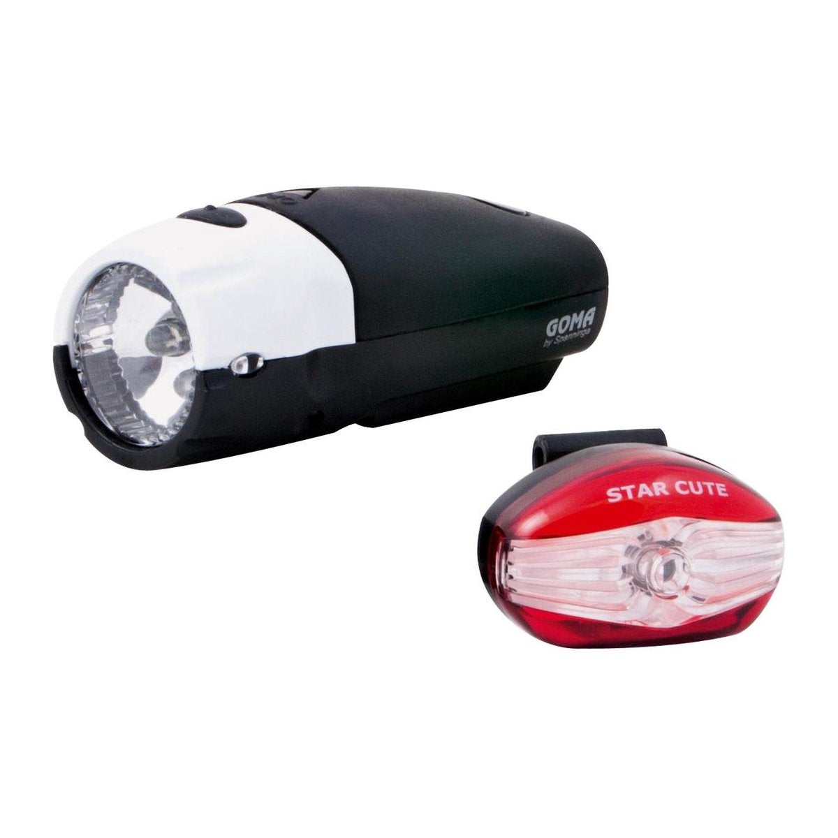 Spanninga Goma Fietsverlichtingsset - 20 lumen - Batterij