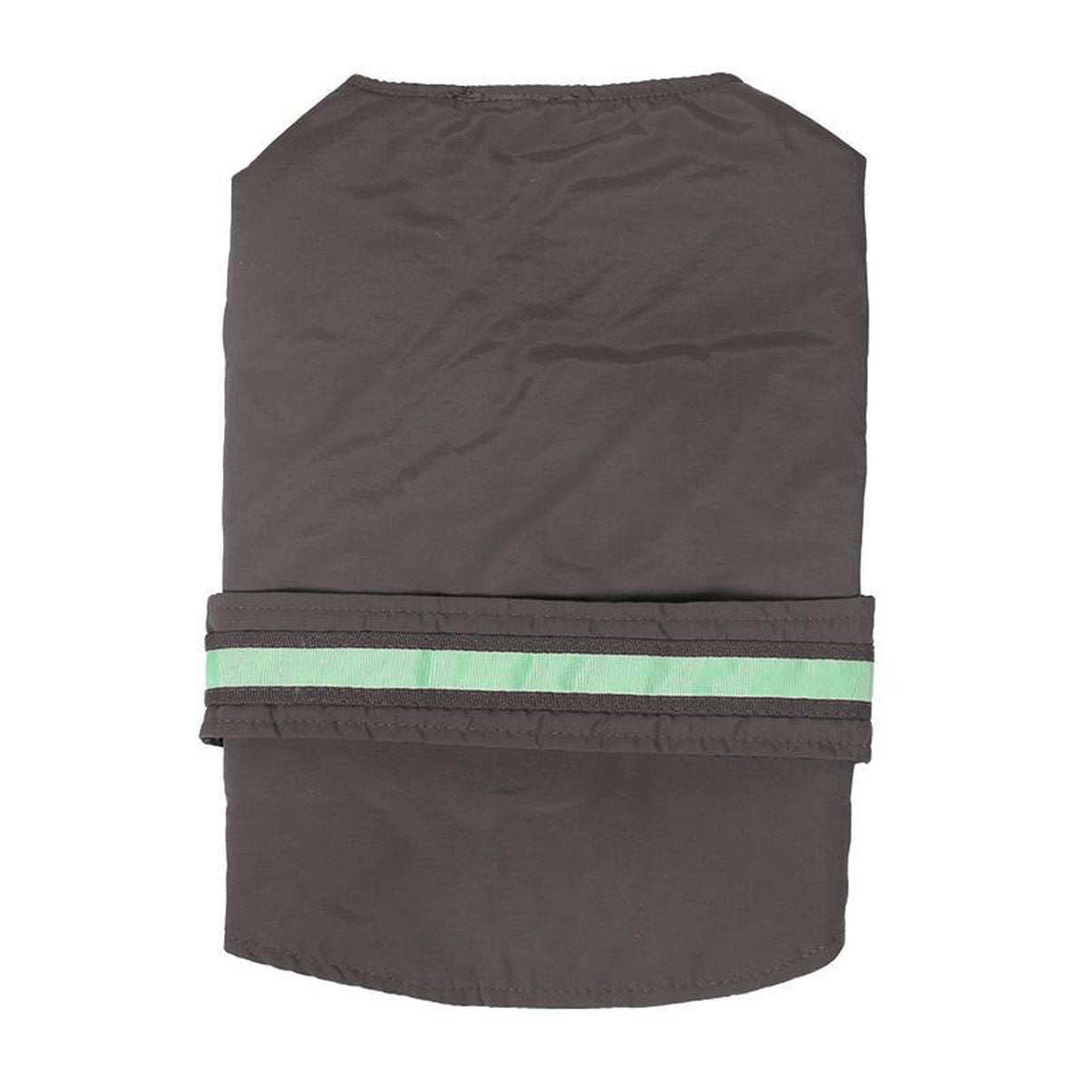 Warm honden jasje met LED (3 kleur) veiligheidsverlichting BRUIN - EXTRA LARGE (XL)