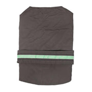 Warm honden jasje met LED (3 kleur) veiligheidsverlichting BRUIN - EXTRA LARGE (XL)