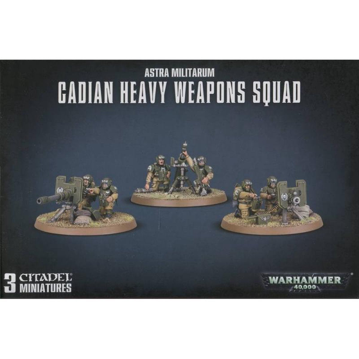 Warhammer 40.000 Astra Militarum Cadian Heavy Weapon Squad